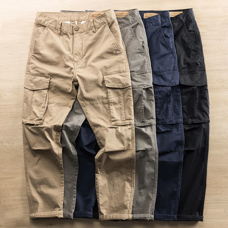 Vintage Fashion Style Men - Y2k Men's Cargo Pants Outdoor Street