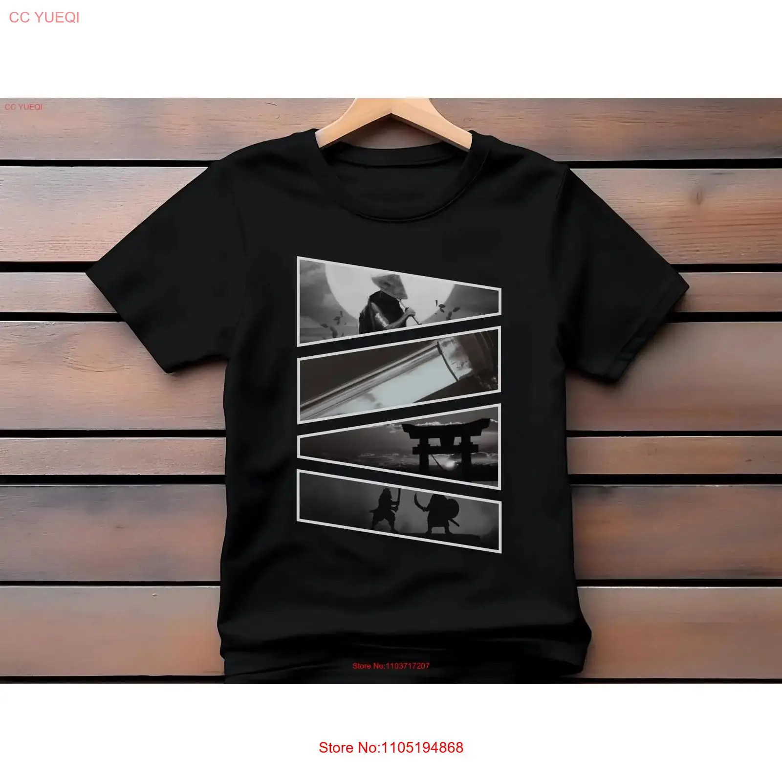 Samurai graphic T Shirt comic  – Vintage Fashion Knitwear Book Bewertung und Preis