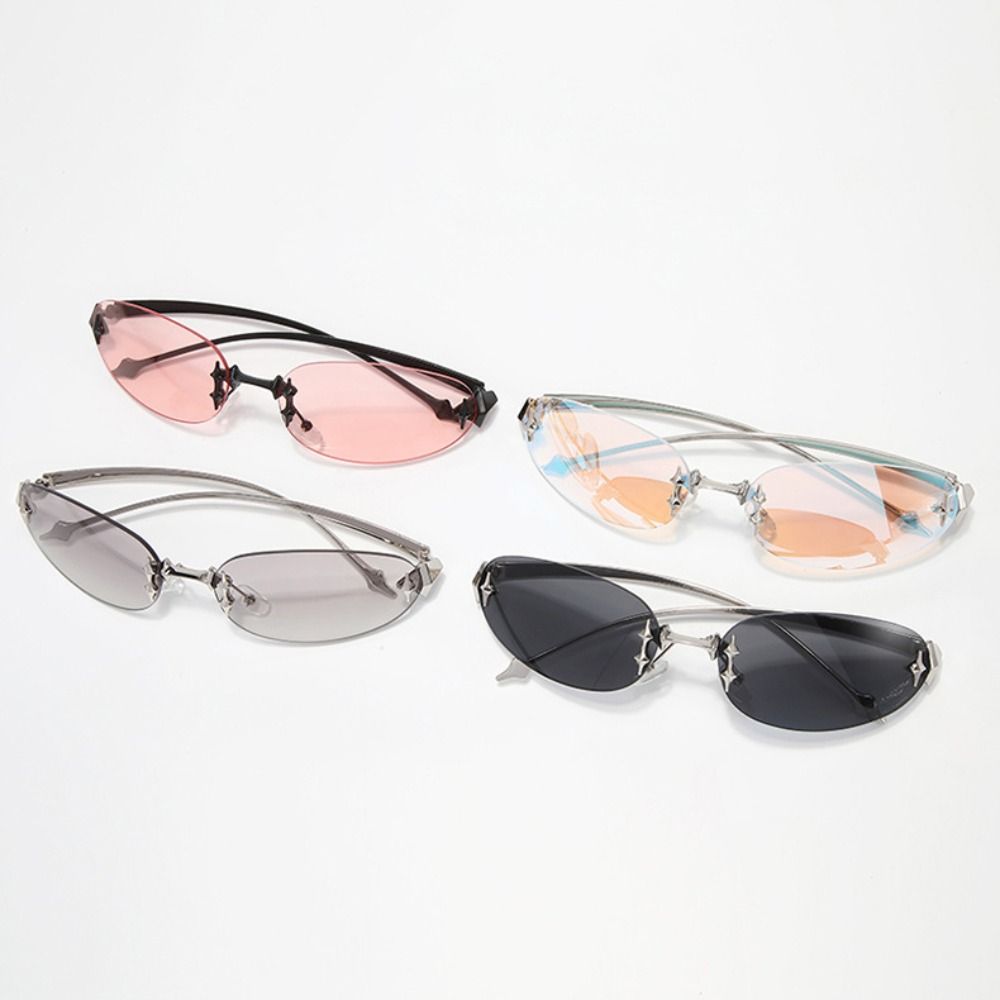 Y2K Style Frameless Sunglasses – Vintage Fashion Y2K Bewertung und Preis