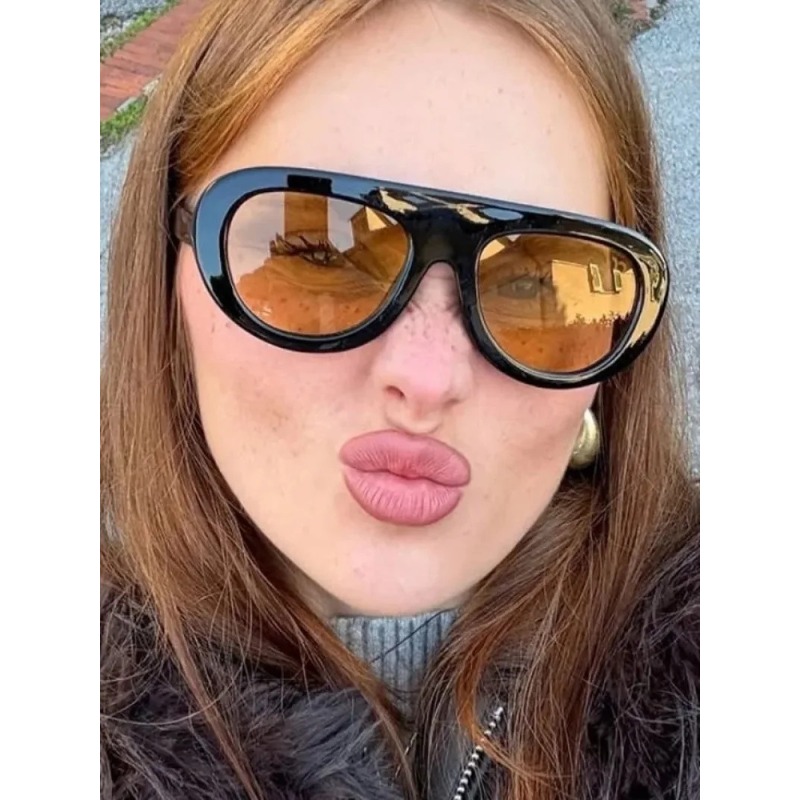 Y2K Retro Round Sunglasses Tre – Vintage Fashion Y2K Bewertung und Preis