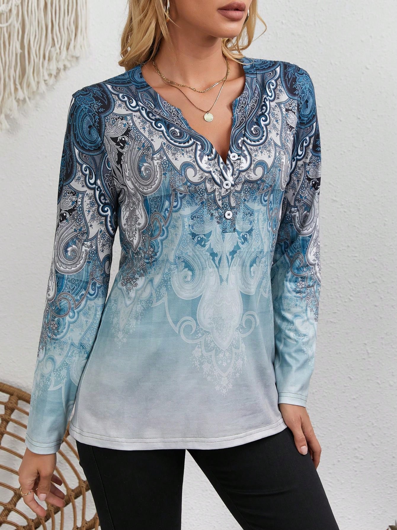 Women's Ethnic-Style Top: Vint – Vintage Fashion Shop Bewertung und Preis