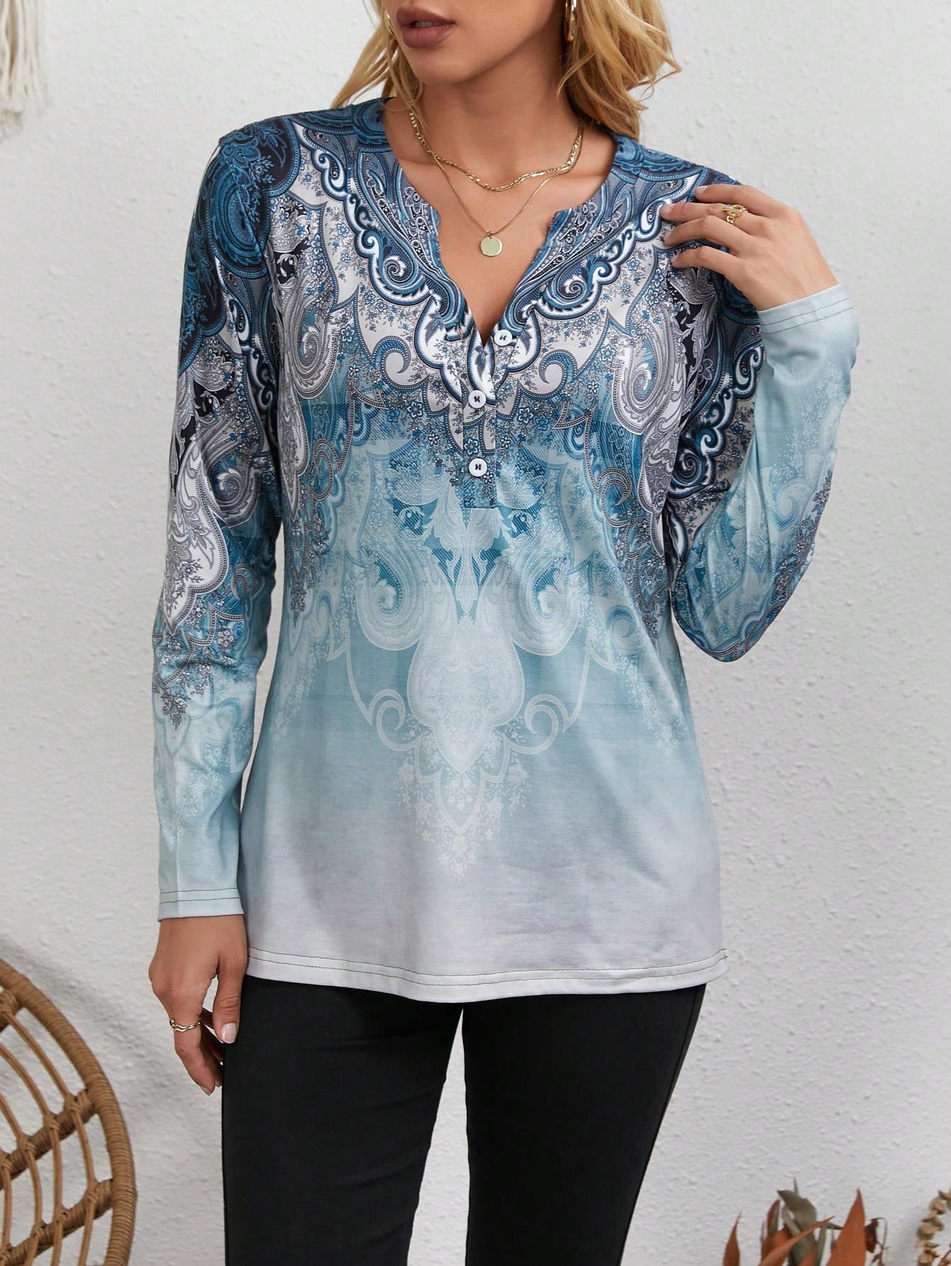 Women's Ethnic-Style Top: Vint – Vintage Fashion Shop Bewertung und Preis