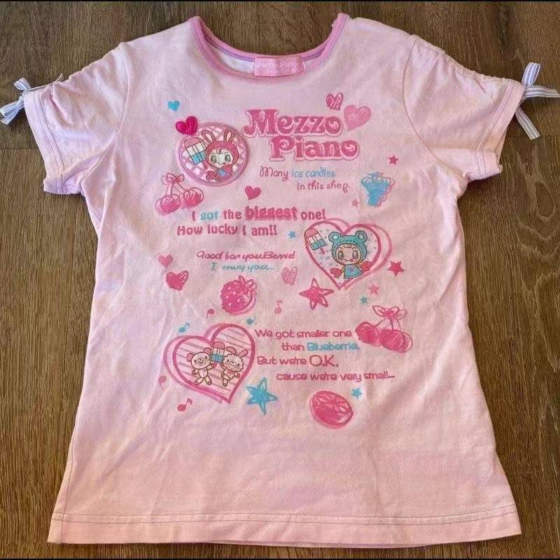 Vintage Kawaii Cute Short Slee – Vintage Fashion Y2K Bewertung und Preis