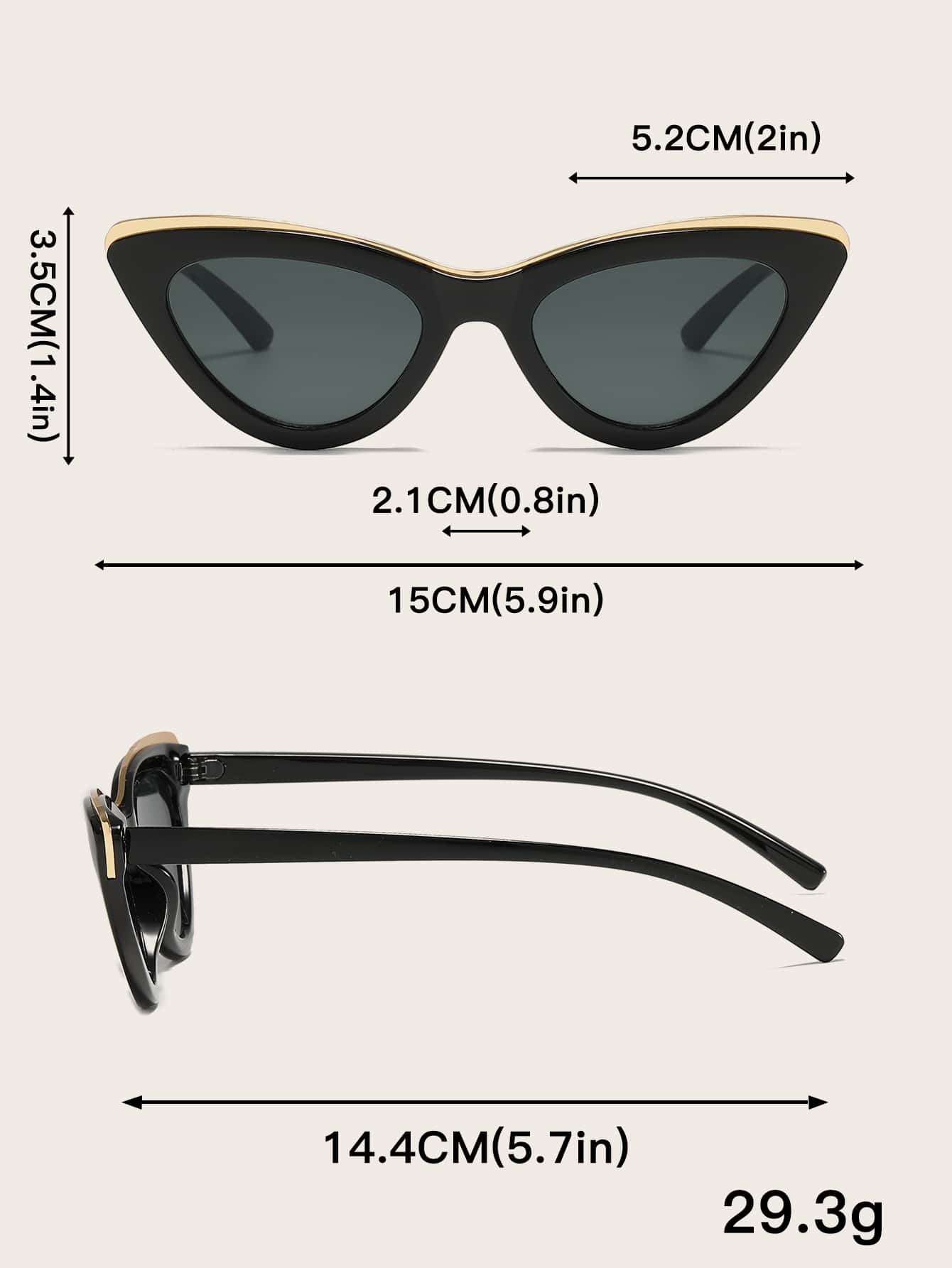 Cat Eye Fashion Sunglasses For – Vintage Fashion Style Men Bewertung und Preis