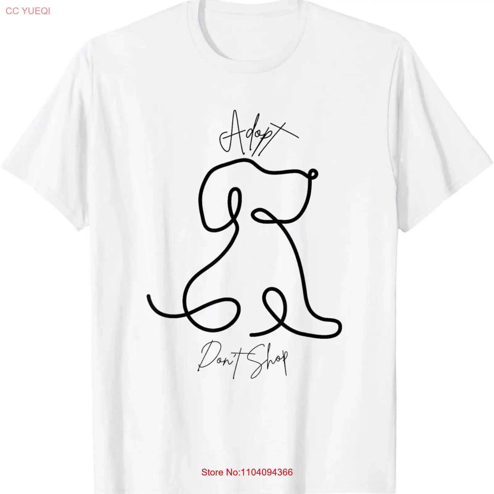 Adopt Don't Shop Dog T Shirt v – Vintage Fashion Shop Bewertung und Preis