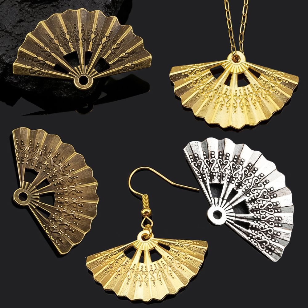 10pcs Vintage Charms Fan 21x33 – Vintage Fashion Earrings Bewertung und Preis