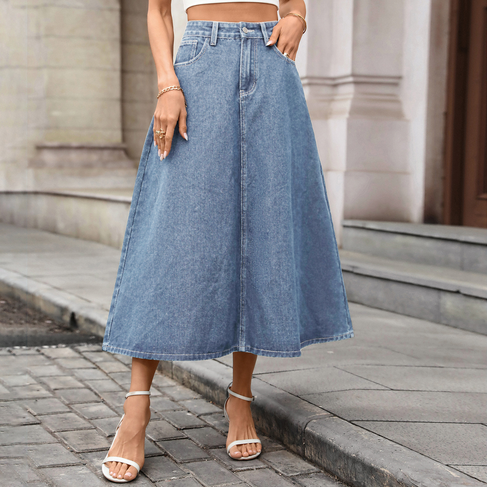 Chic Spring/summer Vintage Den – Vintage Fashion Y2K Bewertung und Preis