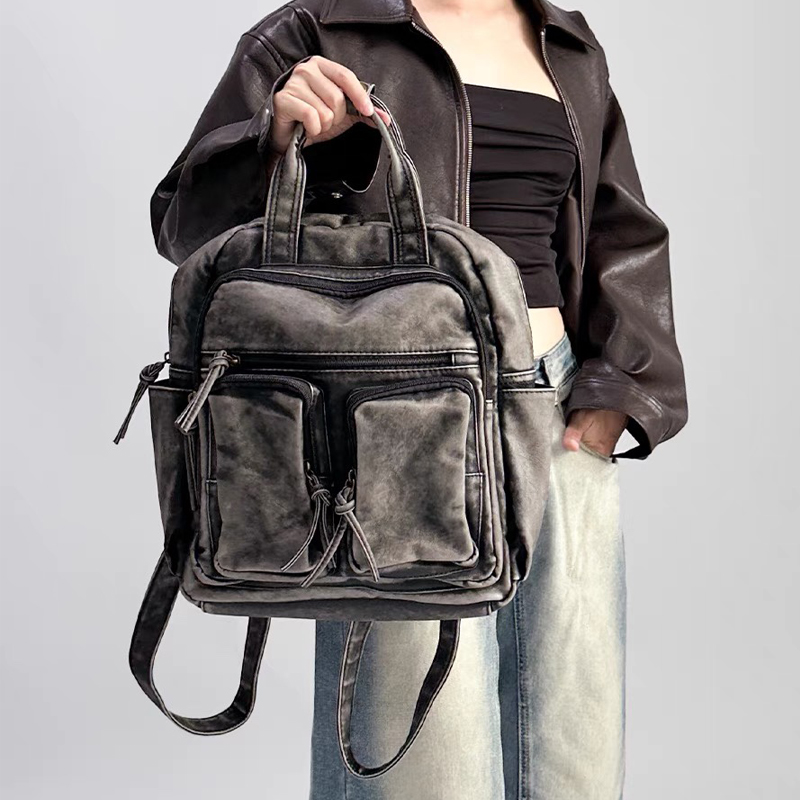 Luxury Soft Washed Pu Leather  – Vintage Fashion Trends Bewertung und Preis