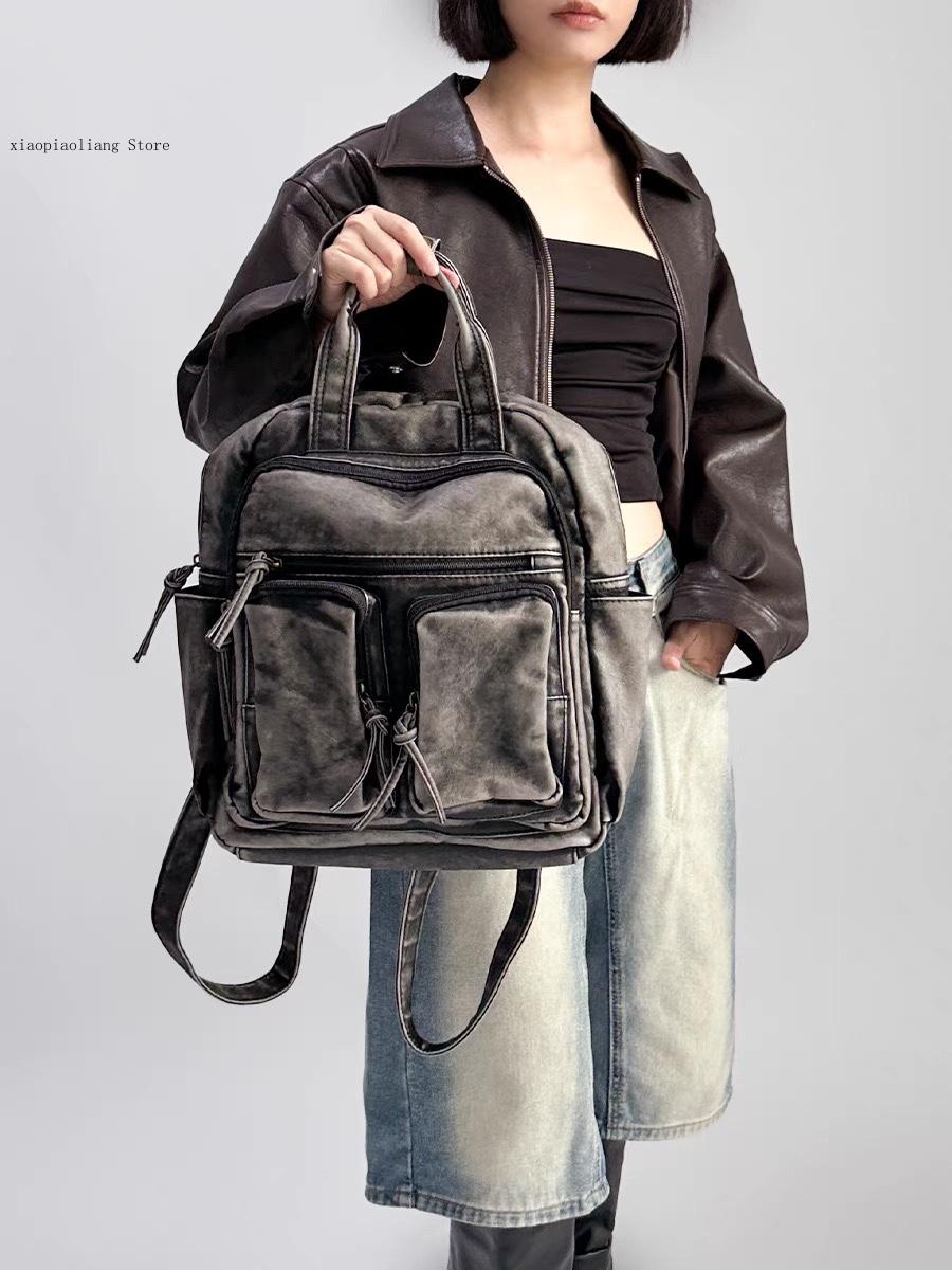 Luxury Soft Washed Pu Leather  – Vintage Fashion Trends Bewertung und Preis