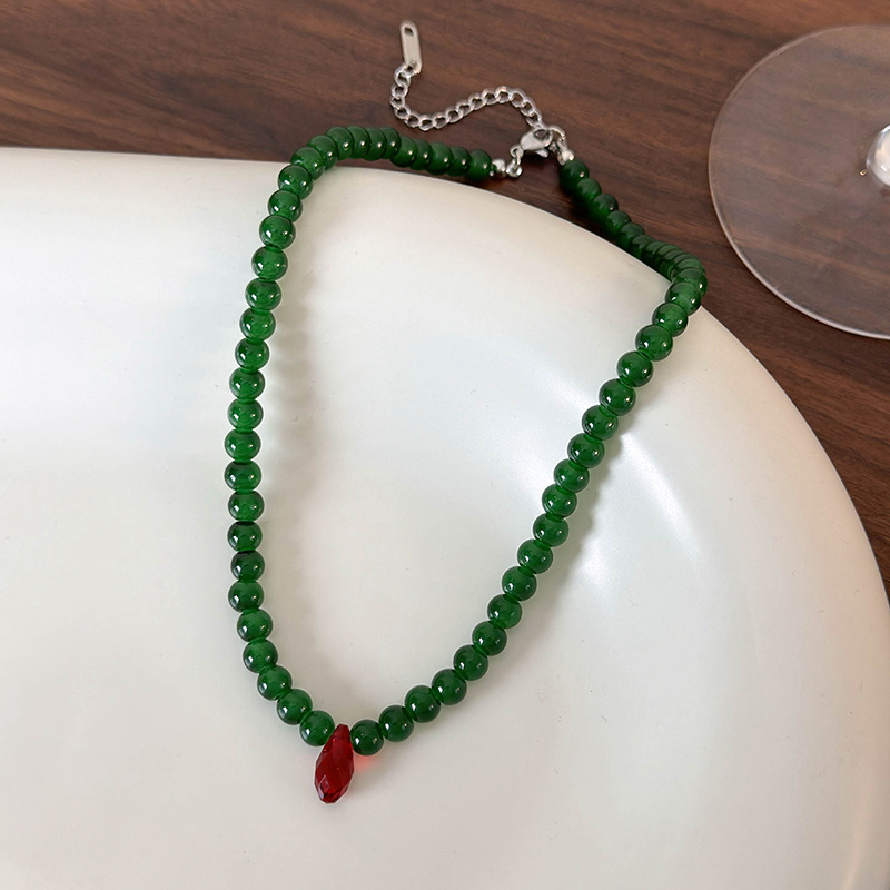 Vintage Green Beaded Necklace  – Vintage Fashion Look Bewertung und Preis