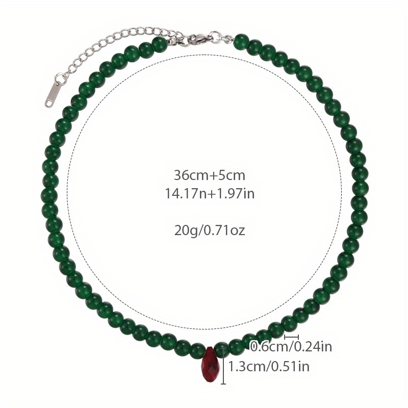 Vintage Green Beaded Necklace  – Vintage Fashion Look Bewertung und Preis
