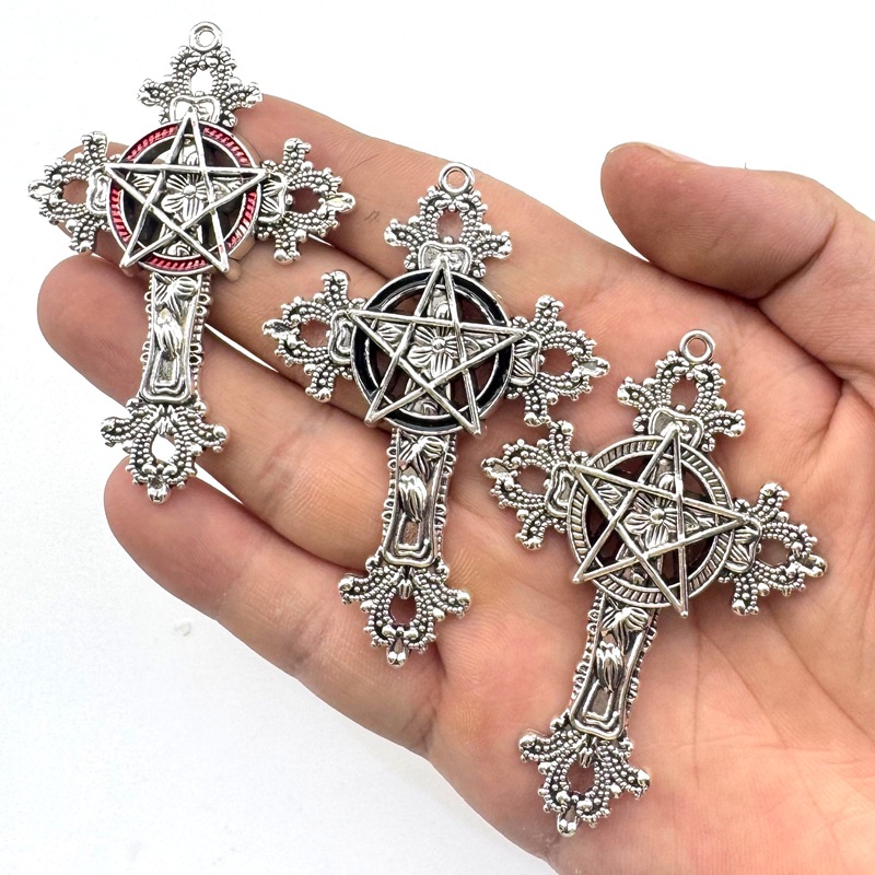 2pcs 30x15mm Gothic Big Cross  – Vintage Fashion Stores Bewertung und Preis