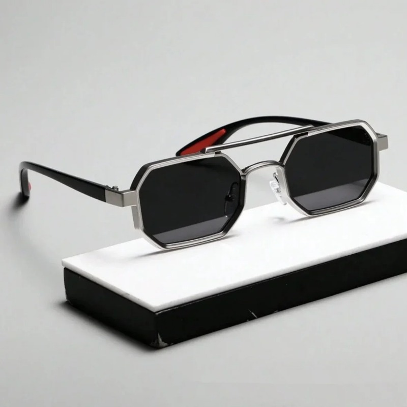 Vintage Square Sunglasses for  – Vintage Fashion Style Men Bewertung und Preis