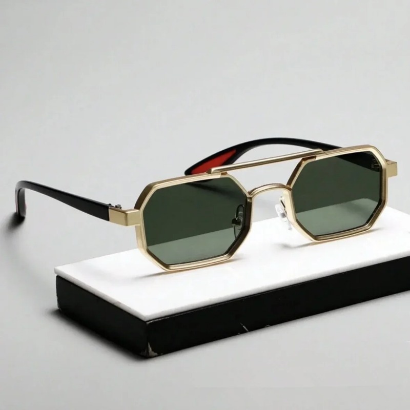 Vintage Square Sunglasses for  – Vintage Fashion Style Men Bewertung und Preis