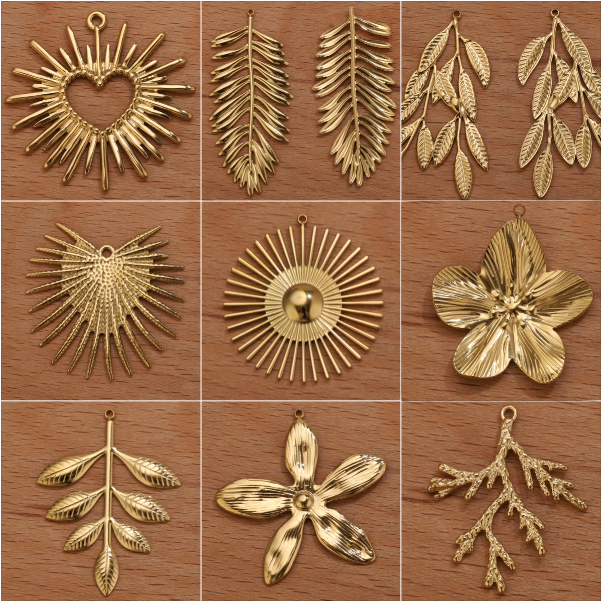 5pcs Stainless Steel Flower Ch – Vintage Fashion Earrings Bewertung und Preis