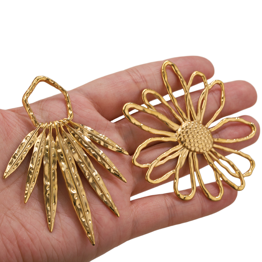 5pcs Stainless Steel Flower Ch – Vintage Fashion Earrings Bewertung und Preis