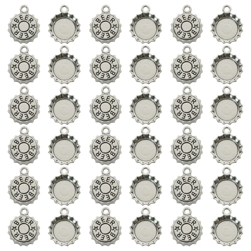 15PCS Antique Silver Plated Be – Vintage Fashion Earrings Bewertung und Preis