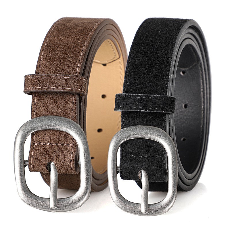 Ladies' belt, imitation suede- – Vintage Fashion Look Bewertung und Preis