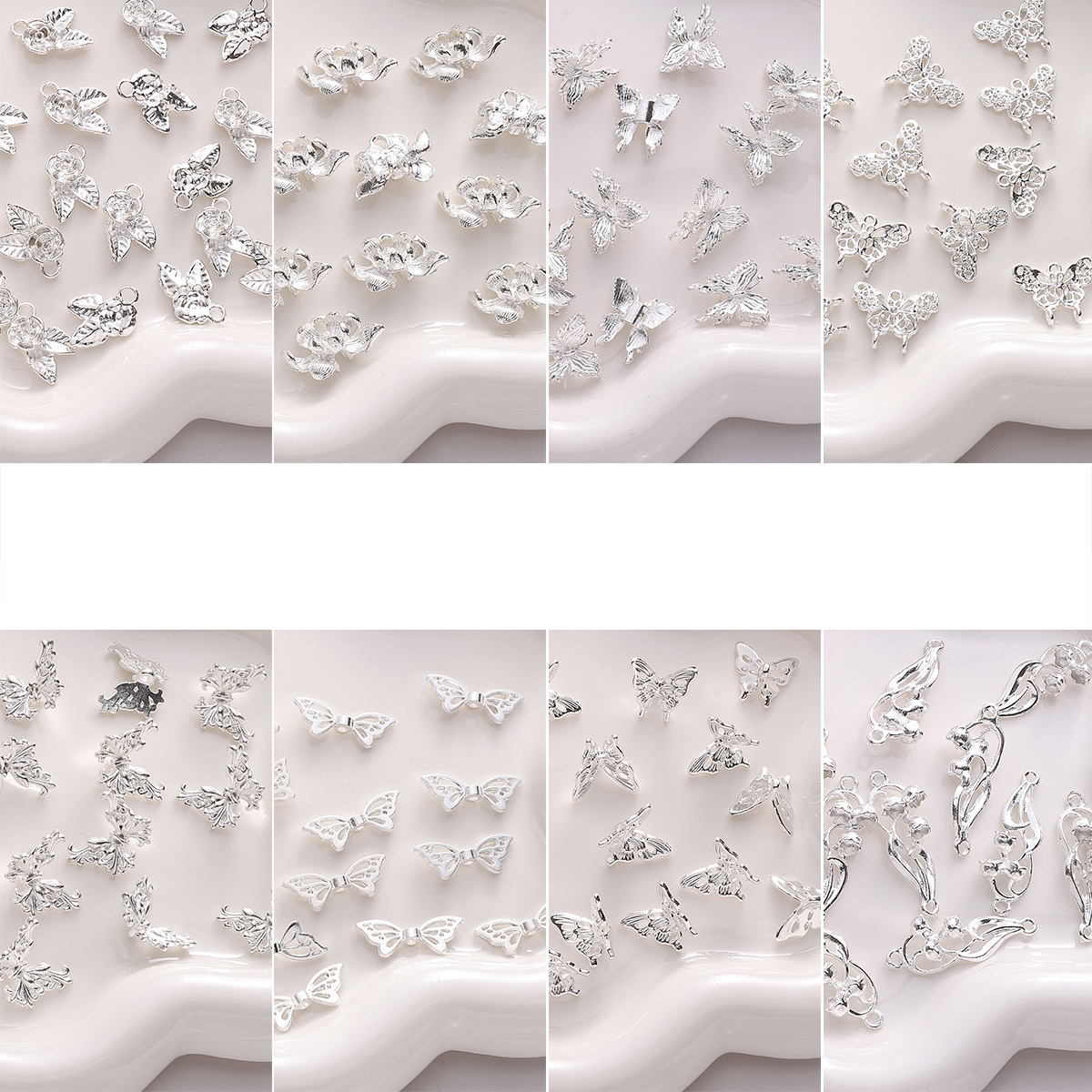 1-5pcs Beads Alloy Vintage Flo – Vintage Fashion Earrings Bewertung und Preis