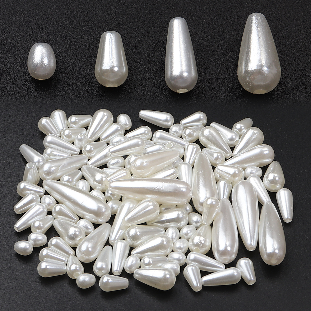 30-500pcs/lot Biege Waterdrop  – Vintage Fashion Earrings Bewertung und Preis