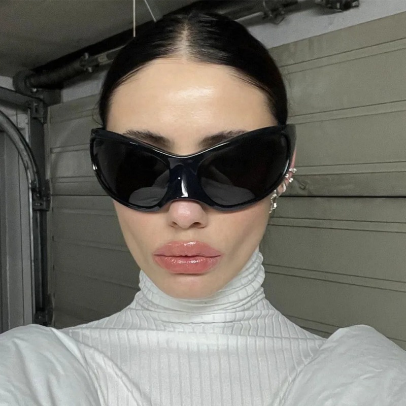 New Y2K Punk Sunglasses Women  – Vintage Fashion Y2K Bewertung und Preis