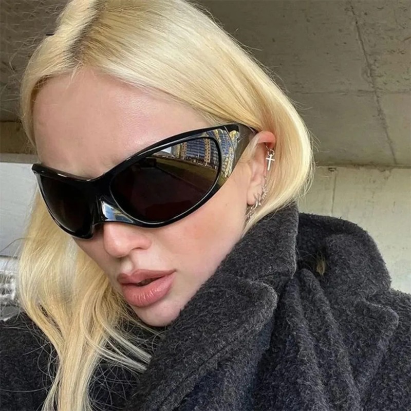 New Y2K Punk Sunglasses Women  – Vintage Fashion Y2K Bewertung und Preis