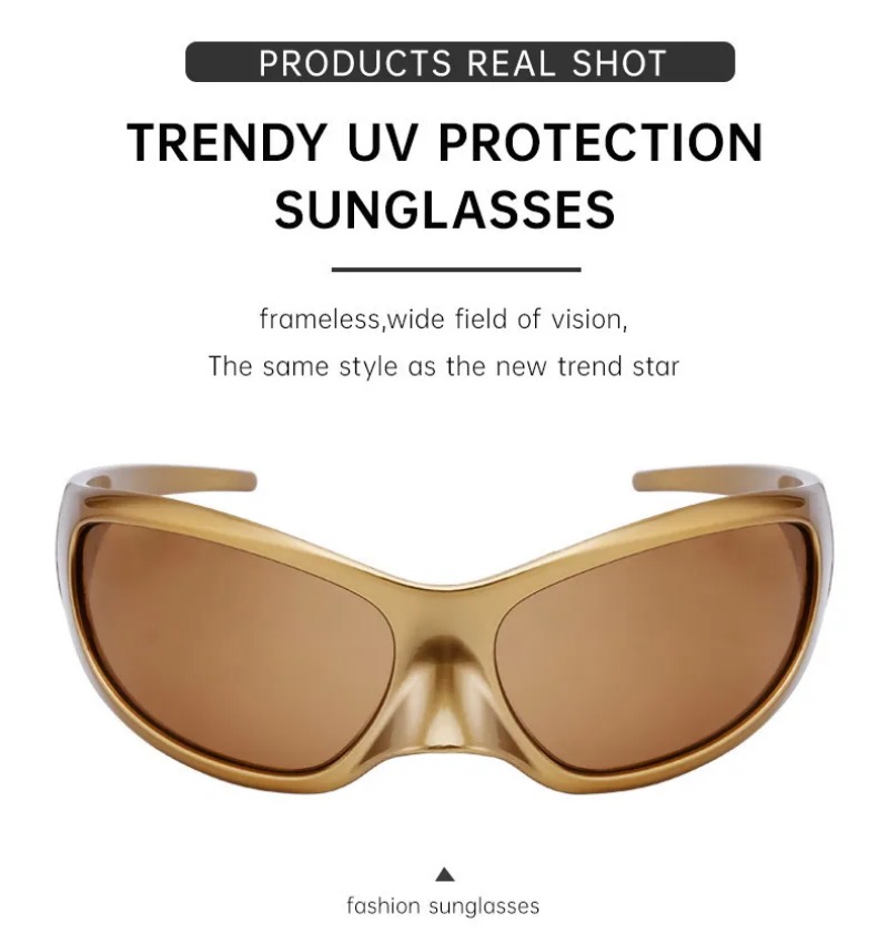 New Y2K Punk Sunglasses Women  – Vintage Fashion Y2K Bewertung und Preis