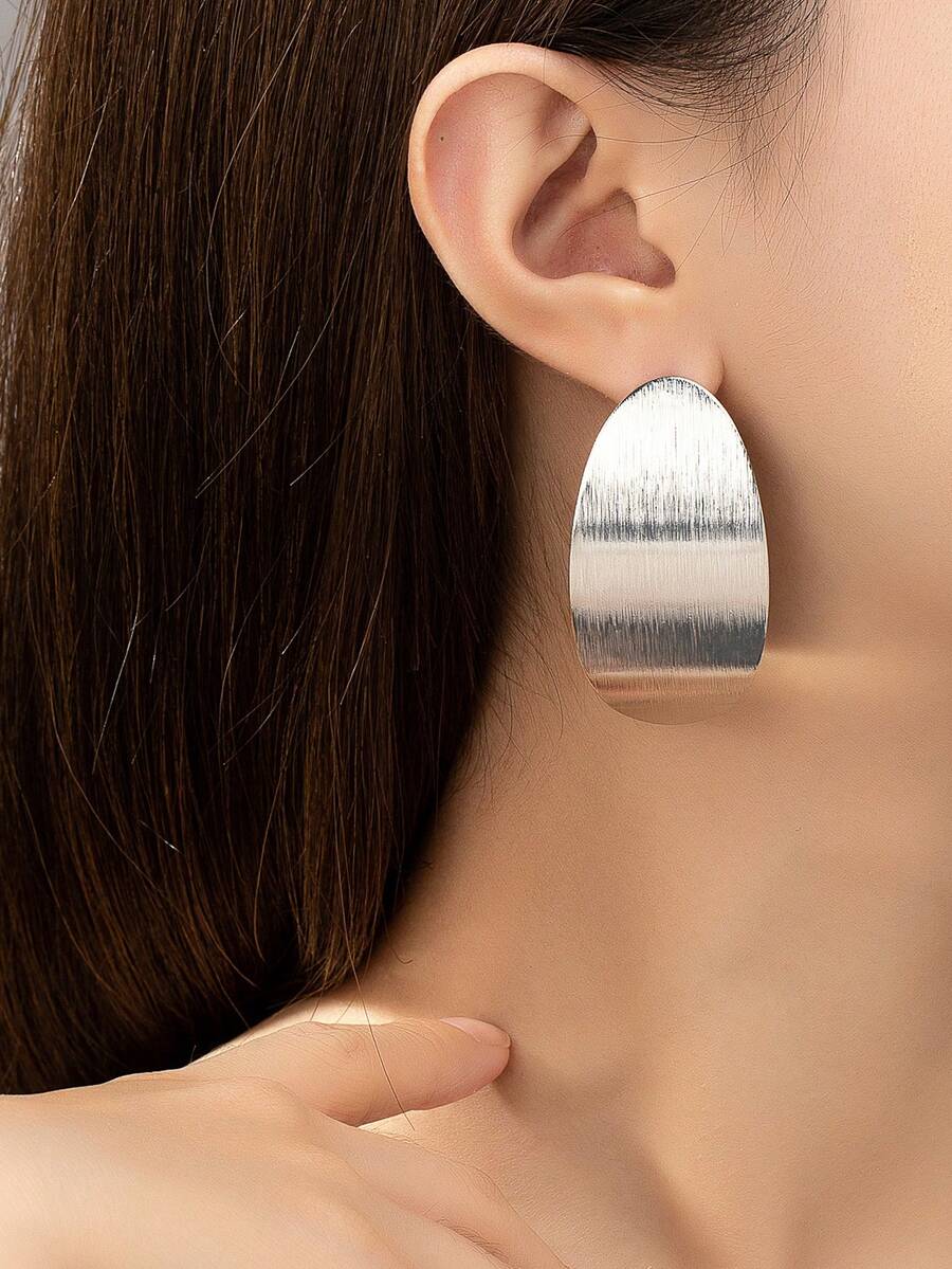 1 Pair Vintage Metal Textured  – Vintage Fashion Earrings Bewertung und Preis