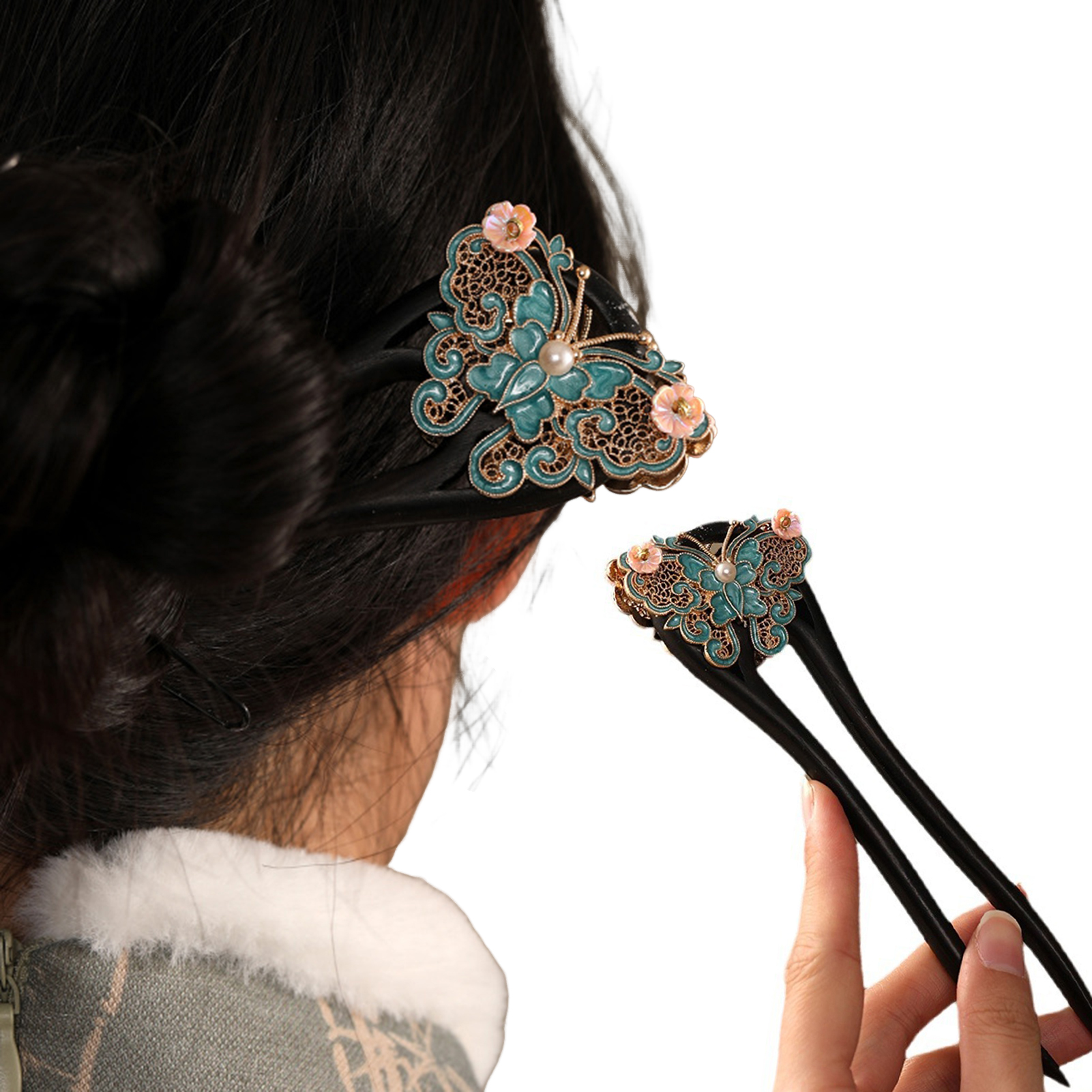U Shape Chinese Style Hairpin  – Vintage Fashion Shop Bewertung und Preis