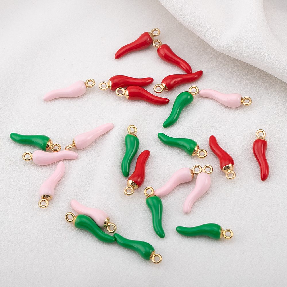10pcs 5pcs 20pcs Red Hot Chili – Vintage Fashion Earrings Bewertung und Preis