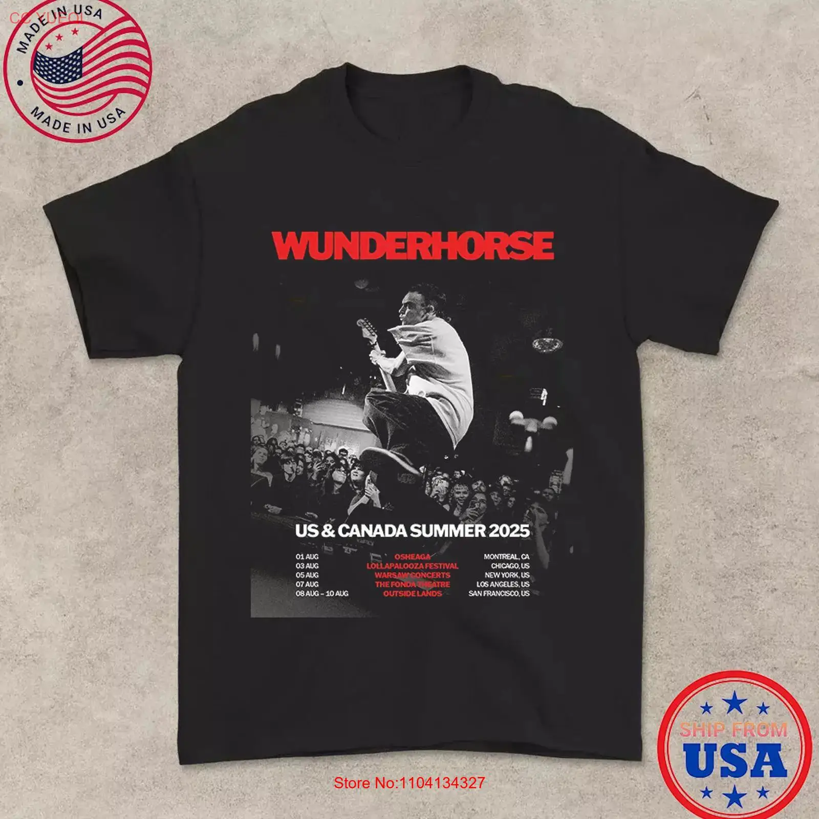 Wunderhorse 2025 Tour SUMMER U – Vintage Fashion Canada Bewertung und Preis