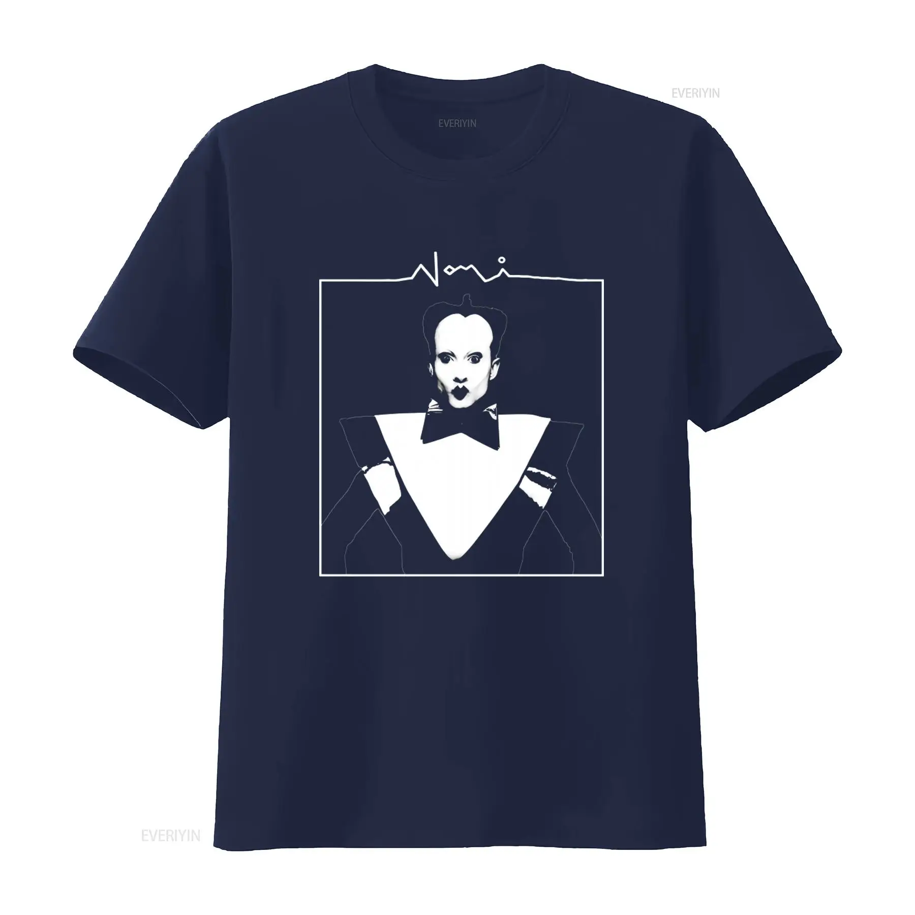 Klaus Nomi Face Print Men's T  – Vintage Fashion Look Bewertung und Preis