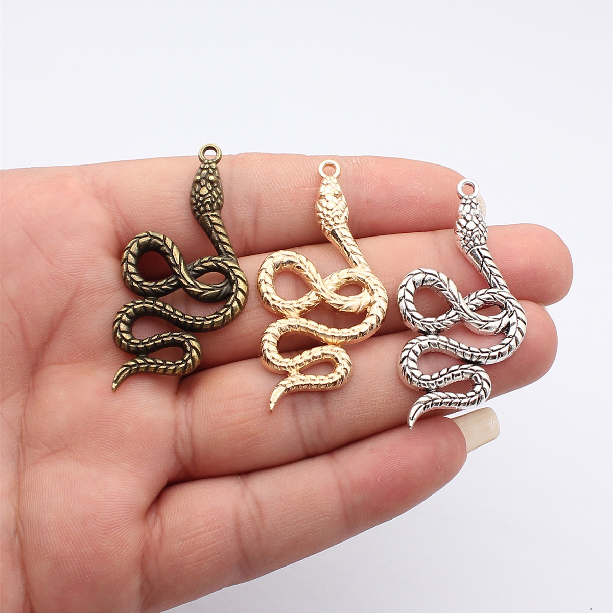 Snake Charm Serpent Pendant Co – Vintage Fashion Collection Bewertung und Preis