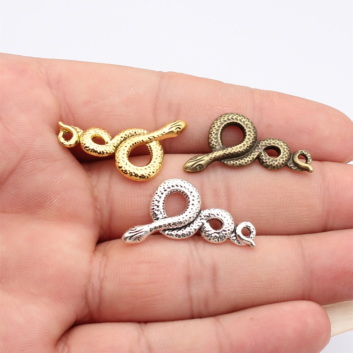 Snake Charm Serpent Pendant Co – Vintage Fashion Collection Bewertung und Preis