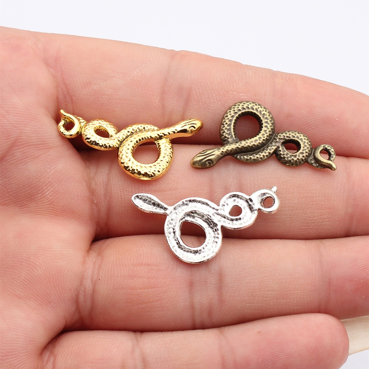 Snake Charm Serpent Pendant Co – Vintage Fashion Collection Bewertung und Preis