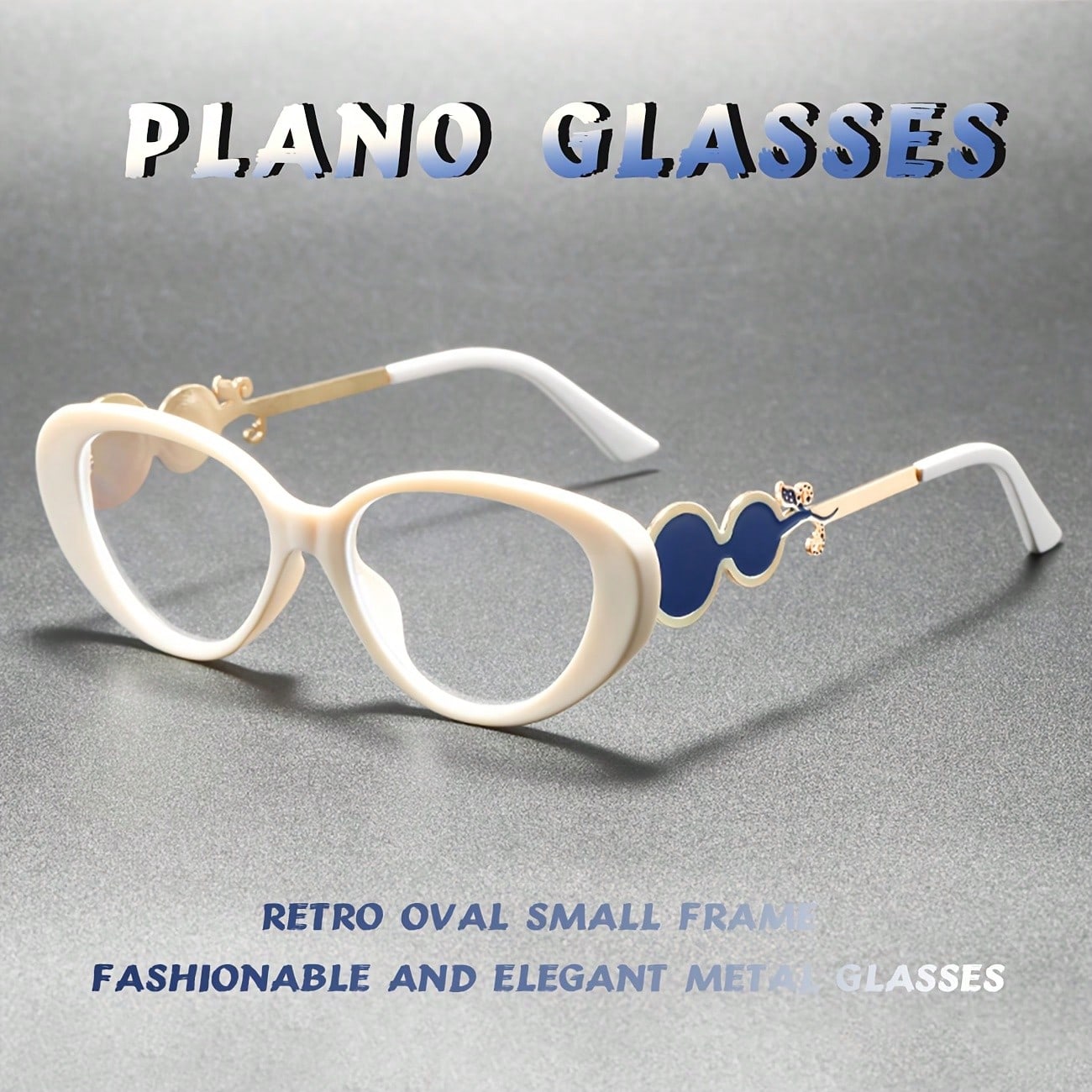 Women's Oval-Frame Cat-Eye Met – Vintage Fashion Shop Bewertung und Preis