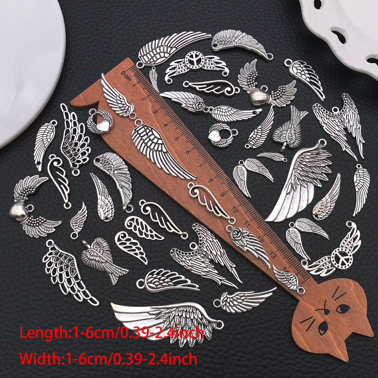 Angel Wing Charms, New 22/42 P – Vintage Fashion Earrings Bewertung und Preis