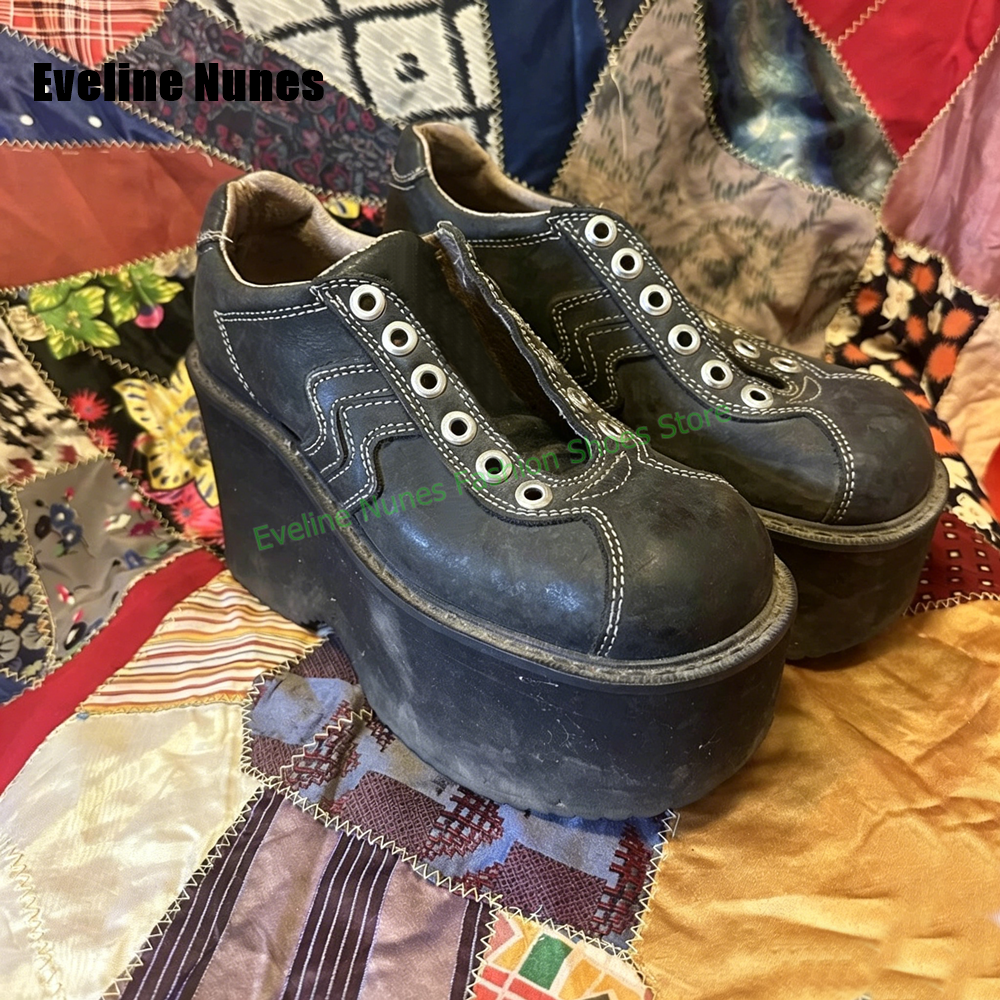 Y2K Platform Wedge Fashion Pum – Vintage Fashion Y2K Bewertung und Preis