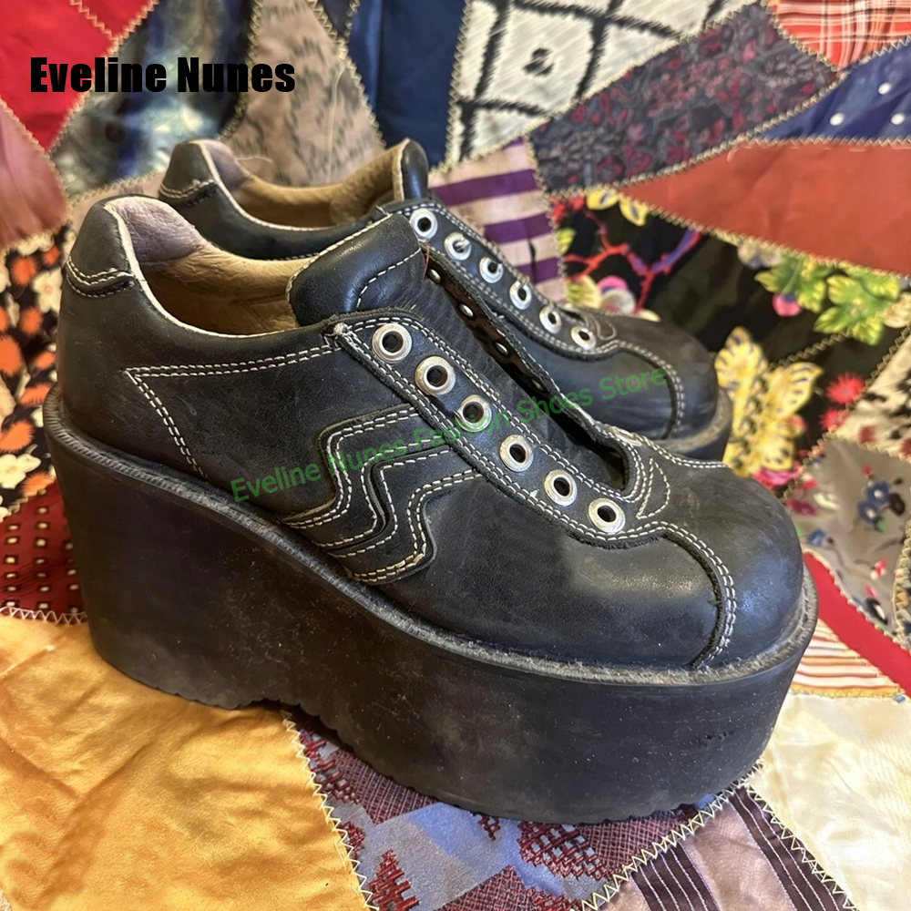 Y2K Platform Wedge Fashion Pum – Vintage Fashion Y2K Bewertung und Preis