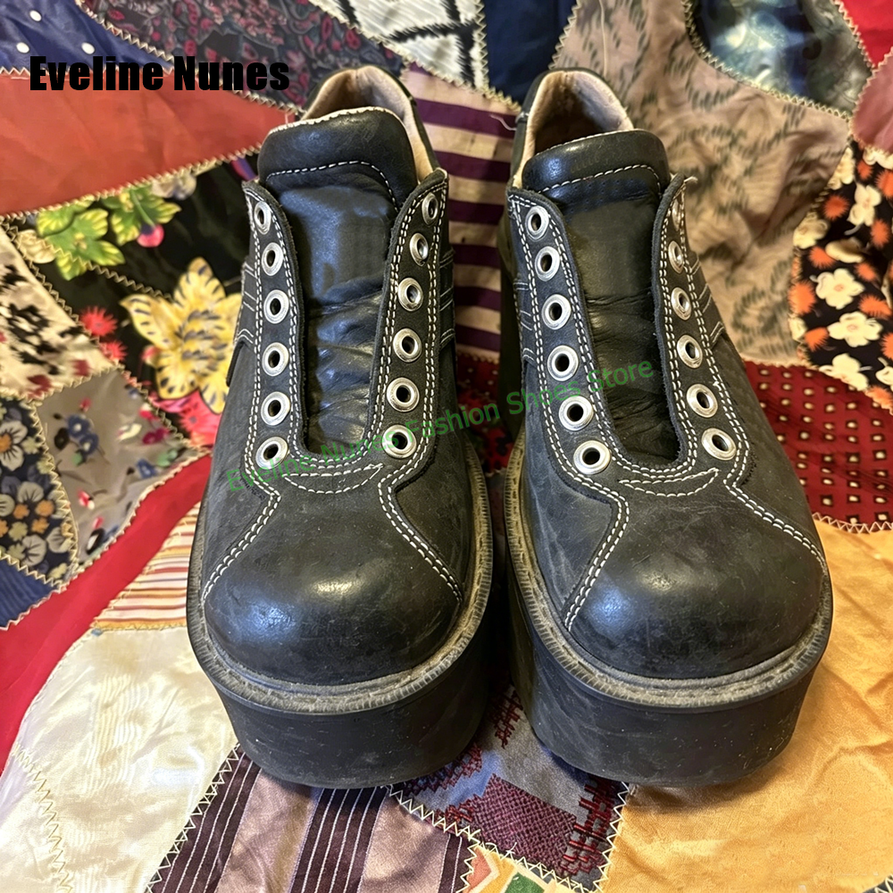 Y2K Platform Wedge Fashion Pum – Vintage Fashion Y2K Bewertung und Preis
