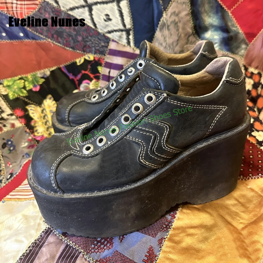 Y2K Platform Wedge Fashion Pum – Vintage Fashion Y2K Bewertung und Preis