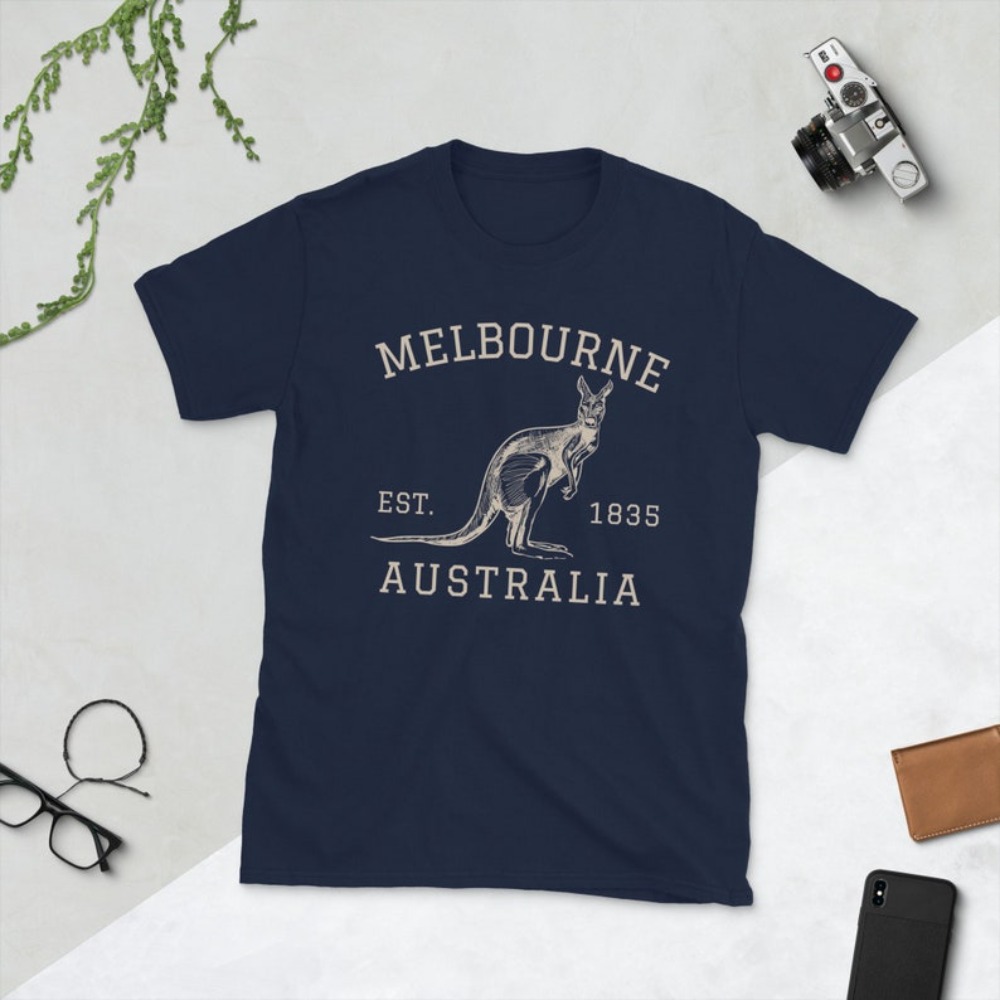 Melbourne Australia T-Shirt Au – Vintage Fashion Melbourne Bewertung und Preis