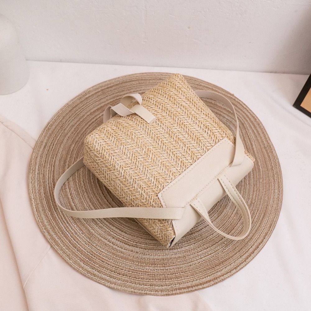 Fashion PU Leather Straw Backp – Vintage Fashion Look Bewertung und Preis